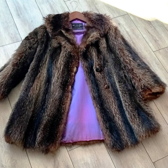 Jackets & Blazers - Women's Large Fur Coat-  Quebec Made